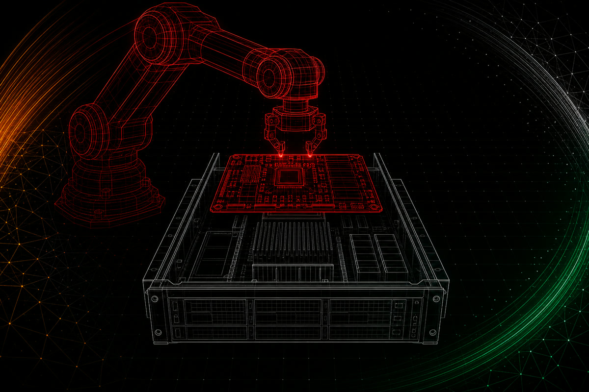 Make in India server assembly line